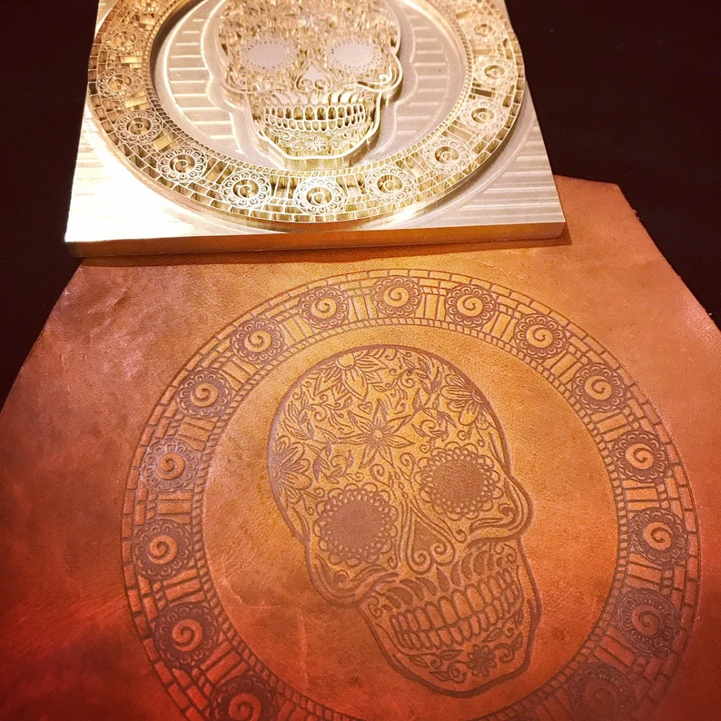 business craft created leather Stamp OEM Customized gift DIY Personalize Branding Iron Replaceable Head Grilling Tools and STAMP