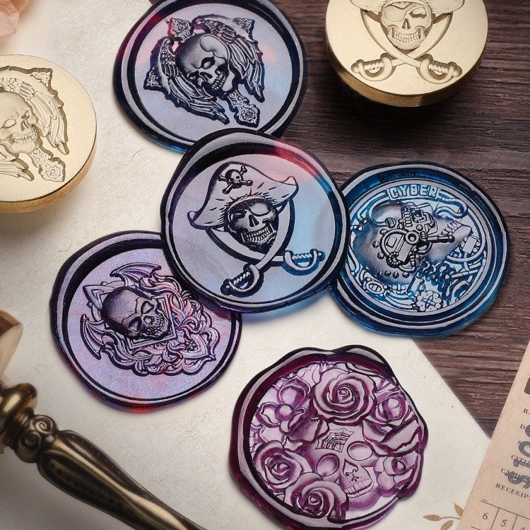 New Dark Series Solid Brass Stamps, Embossed Stamps, Wax Beads, Metal Heads, Stamps, Festival Gifts, Manufacturer Wholesale