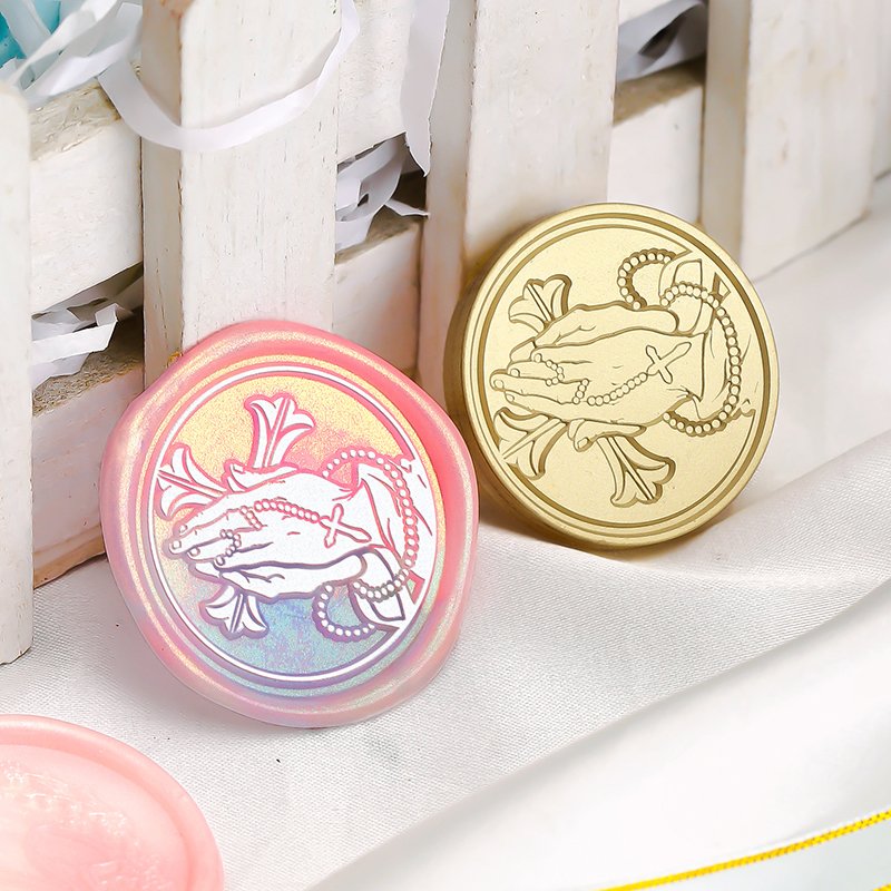 Easter series solid brass stamps, embossed stamps, wax beads, metal heads, stamps, holiday gifts, manufacturerswholesale