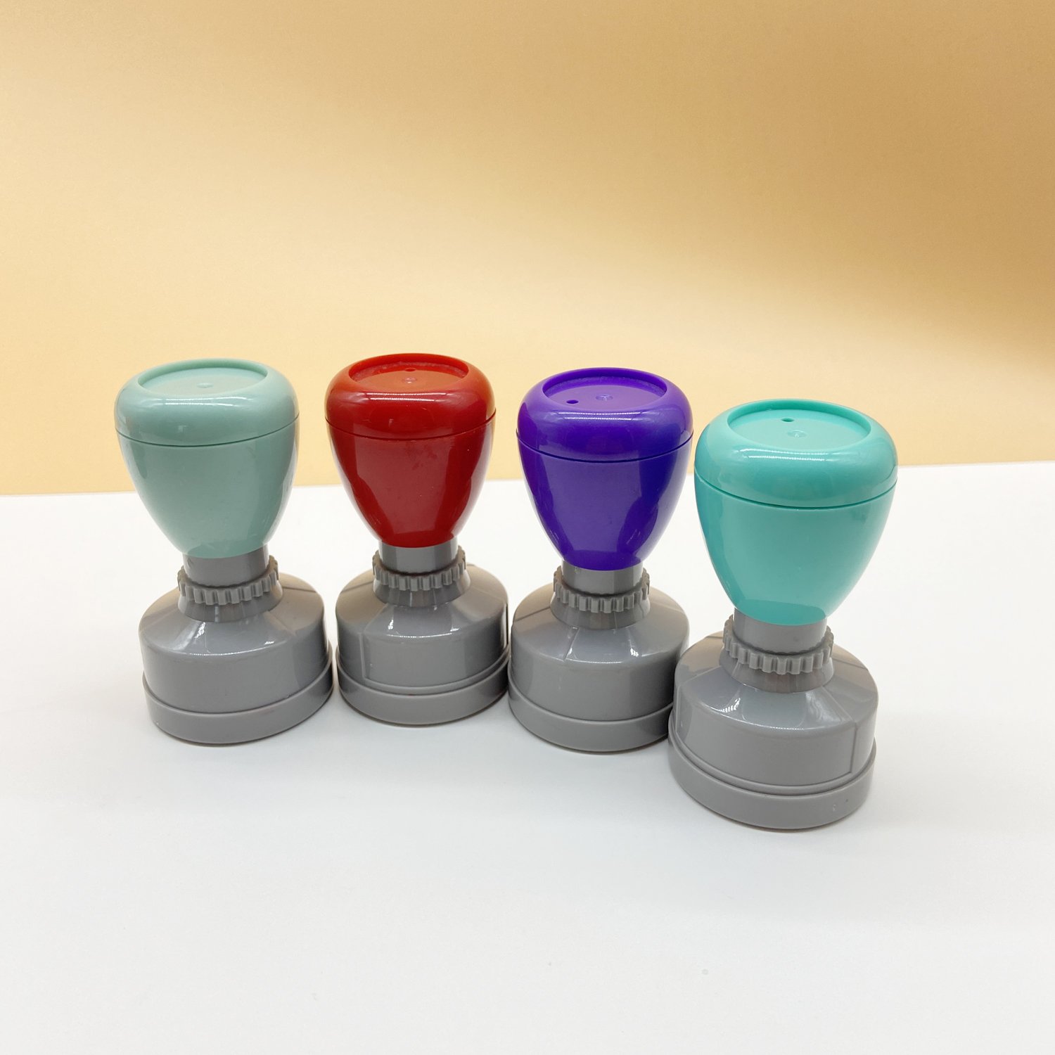 Manufacture hot selling custom rubber stamp office stamp personalized logo round stamp