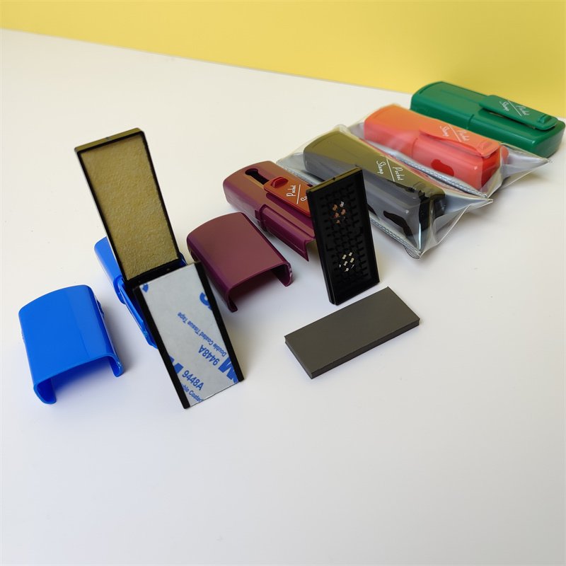 Hight Quality Pocket Stamp Personal Name Custom Flash Self Inking Rubber Pocket Signature Stamps