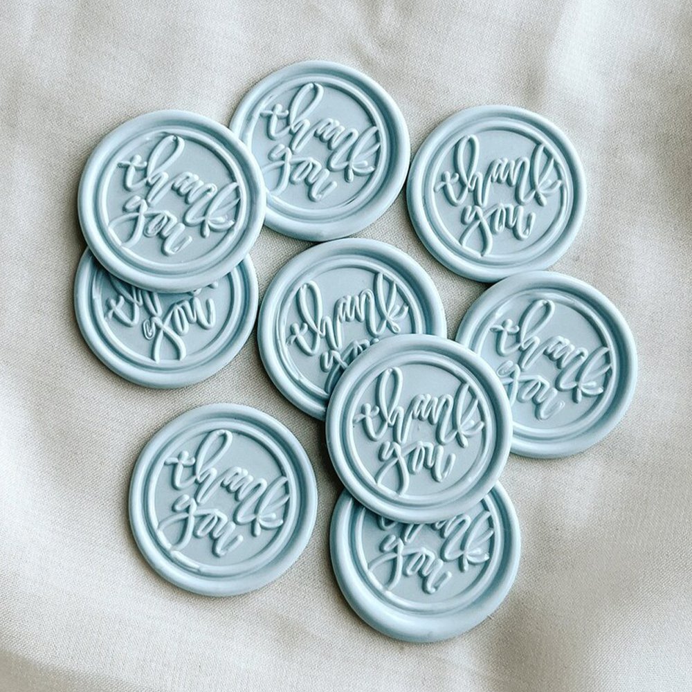 Factory customized Guest Invitation letter Wedding bride event stationery customize Gift Wrapping self-adhesive Wax seal Sticker