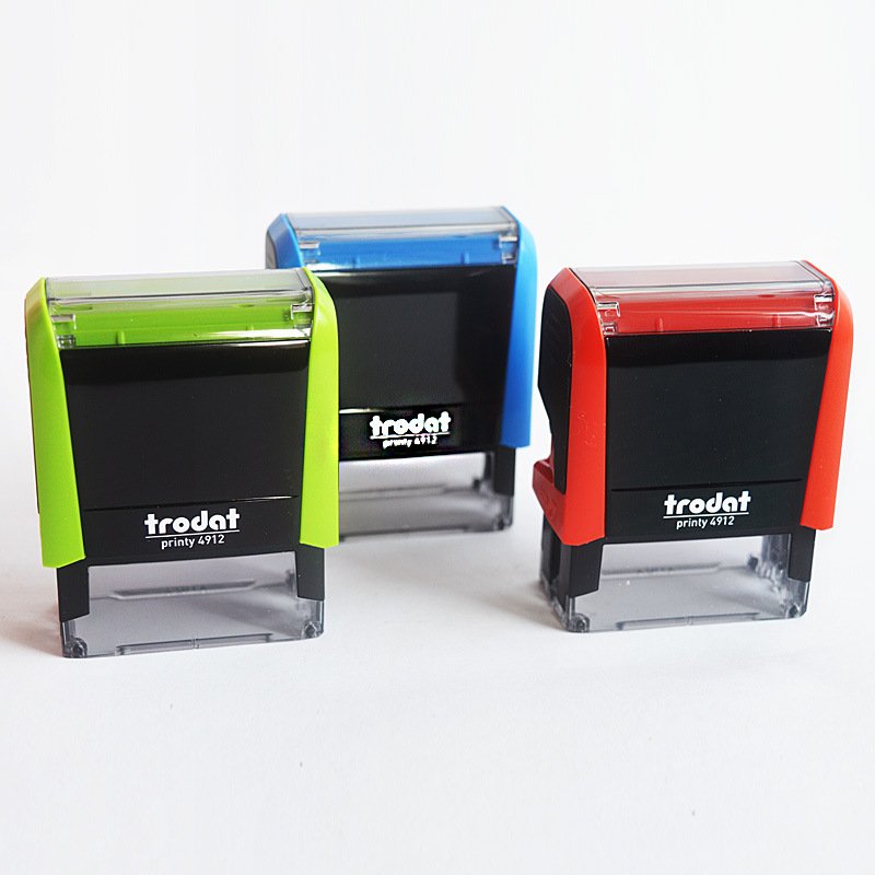 X809 Trodat Brand Good Quality Company Advertising Trodat Stamp 4910 Trodat Self-inking Stamp Rectangle 26*9mm