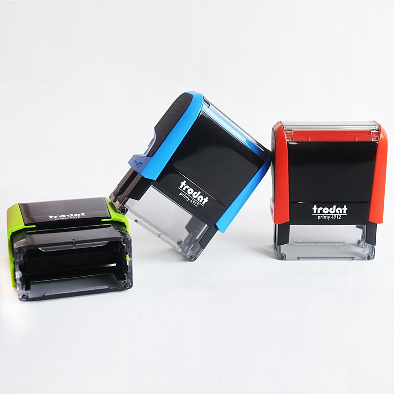 X809 Trodat Brand Good Quality Company Advertising Trodat Stamp 4910 Trodat Self-inking Stamp Rectangle 26*9mm