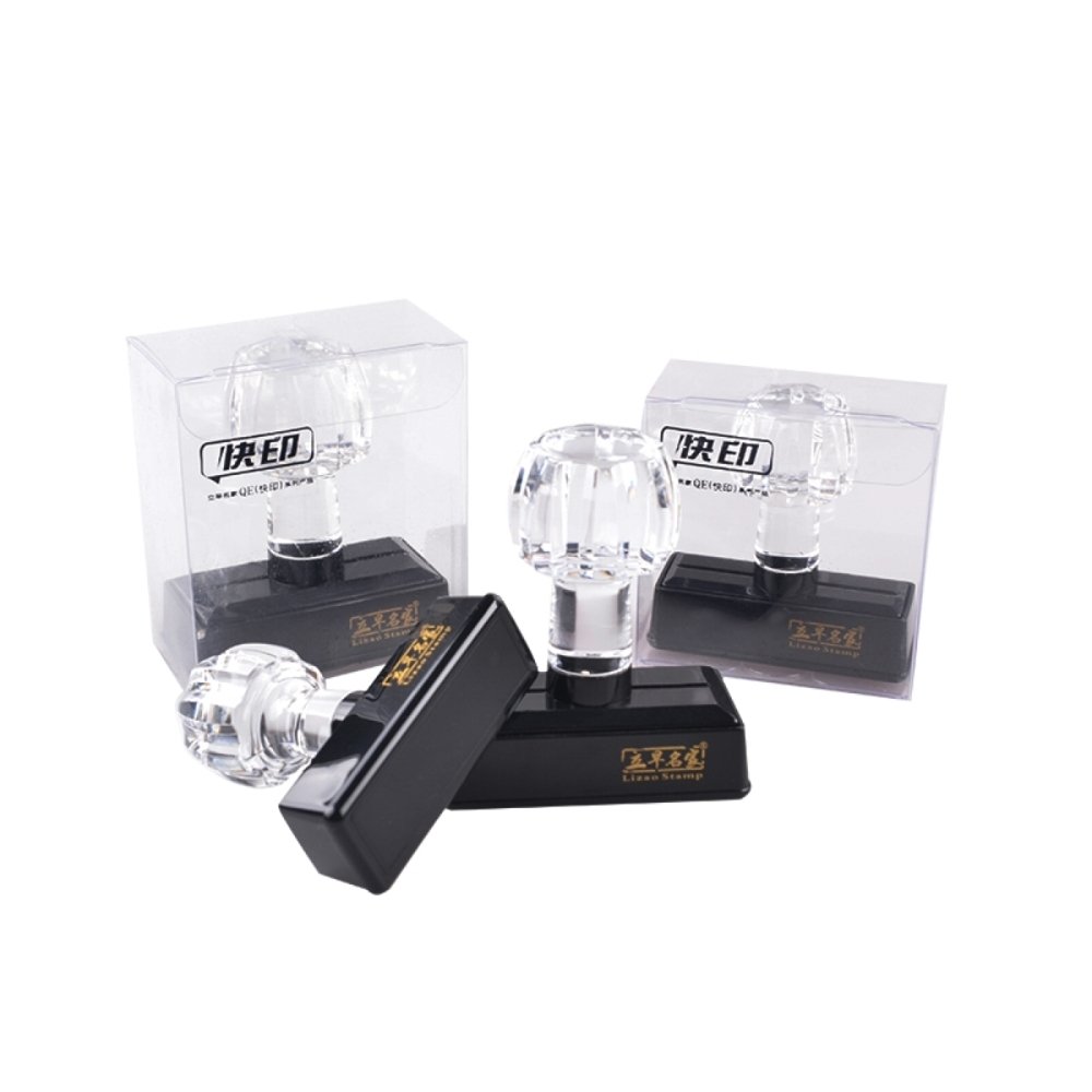 Fashionable Custom With Cheap Price Plastic Handle Rubber Stamp