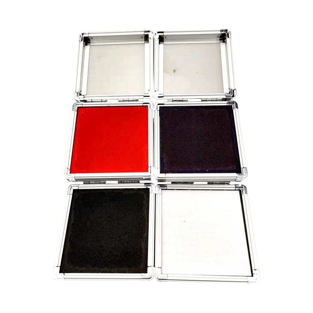 Metal box rubber stamp ink pads large for carton scrapbooking stamps multi sizes