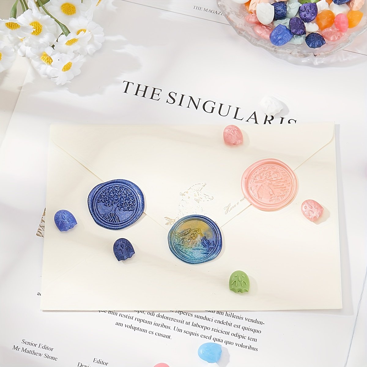 Factory wholesale sealing wax 100g / 0.1kg, bagged octagonal wax particles