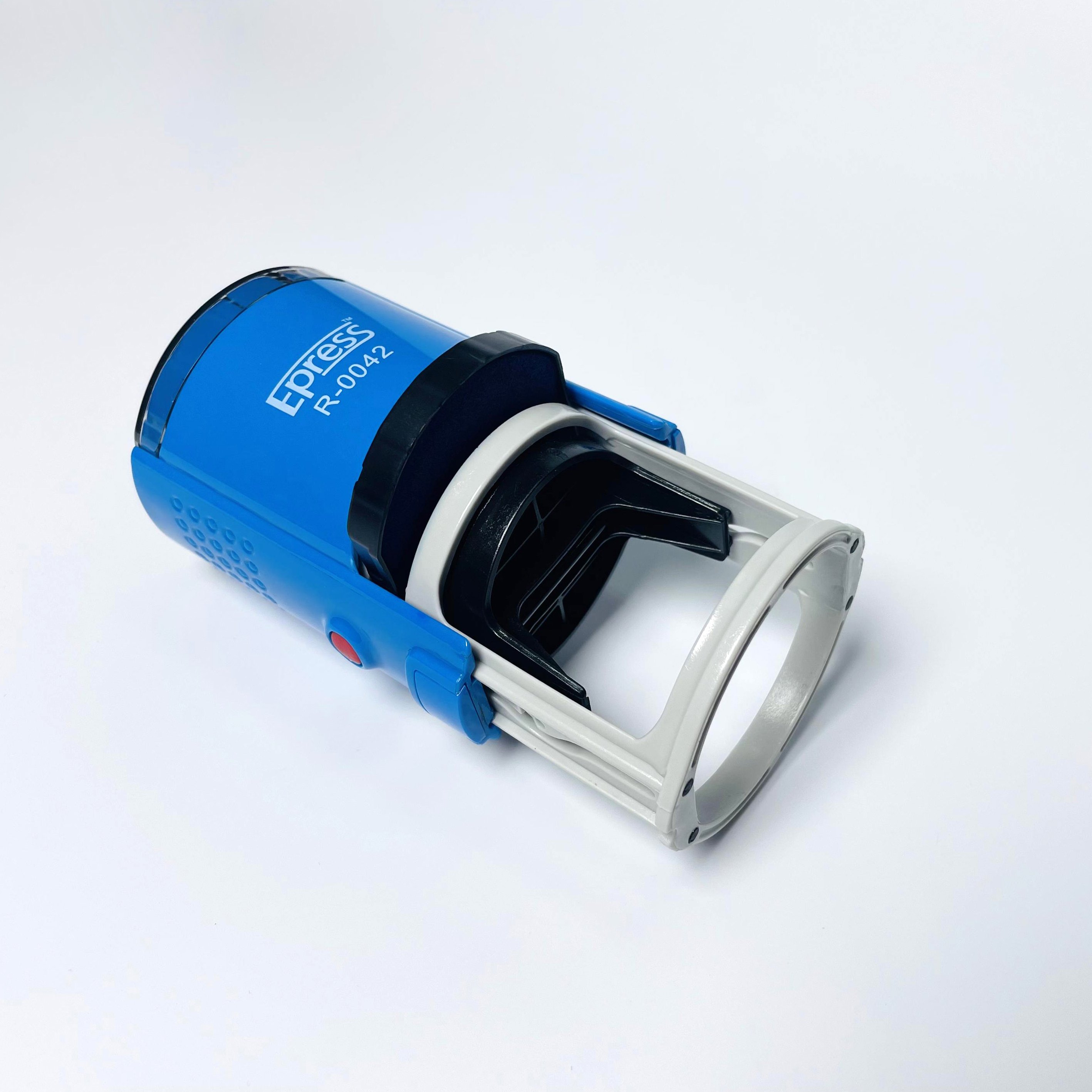 Custom Rubber Office Self Inking Stamp Round Rubber Stamp With Ink Color And Ink Pad