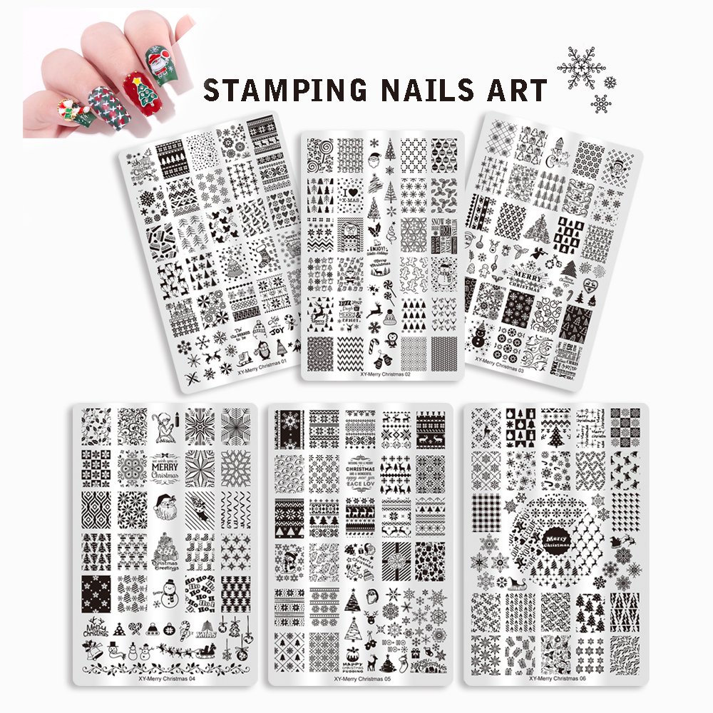 Pure Clear Jelly Silicone Nail Stamp Stamper Kit with Scraper Tool for Nail Art Design