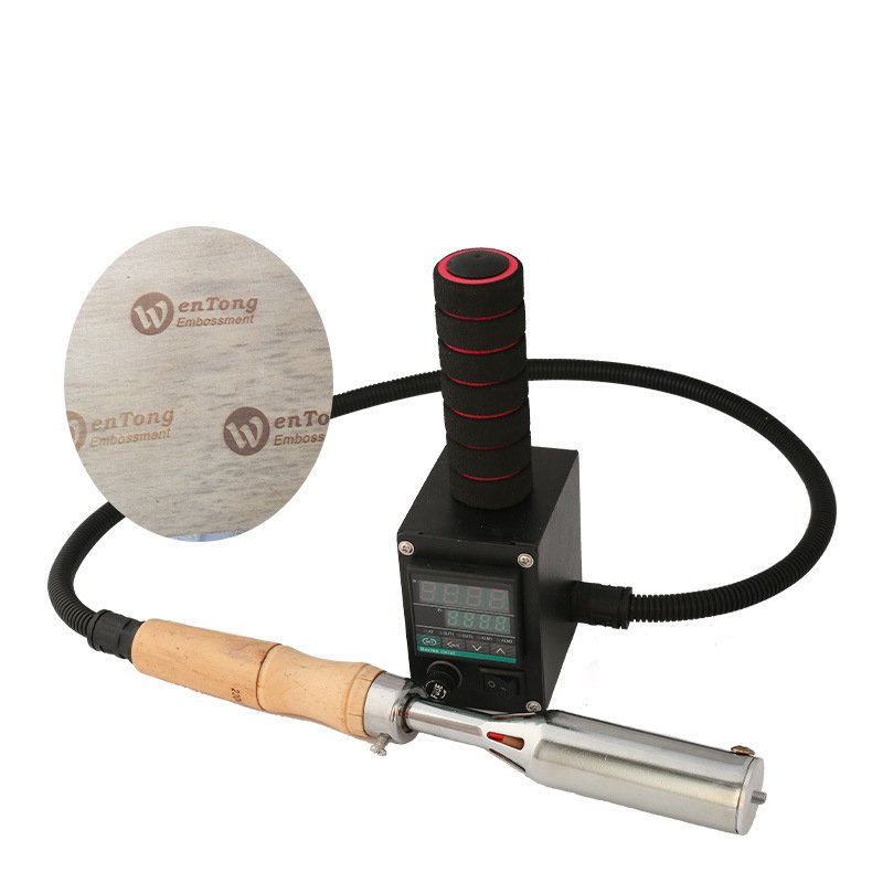 Embossed High Heat Stamp Embosser Temperature Adjustable, Digital Display Handheld Hot Foil Stamping Machine