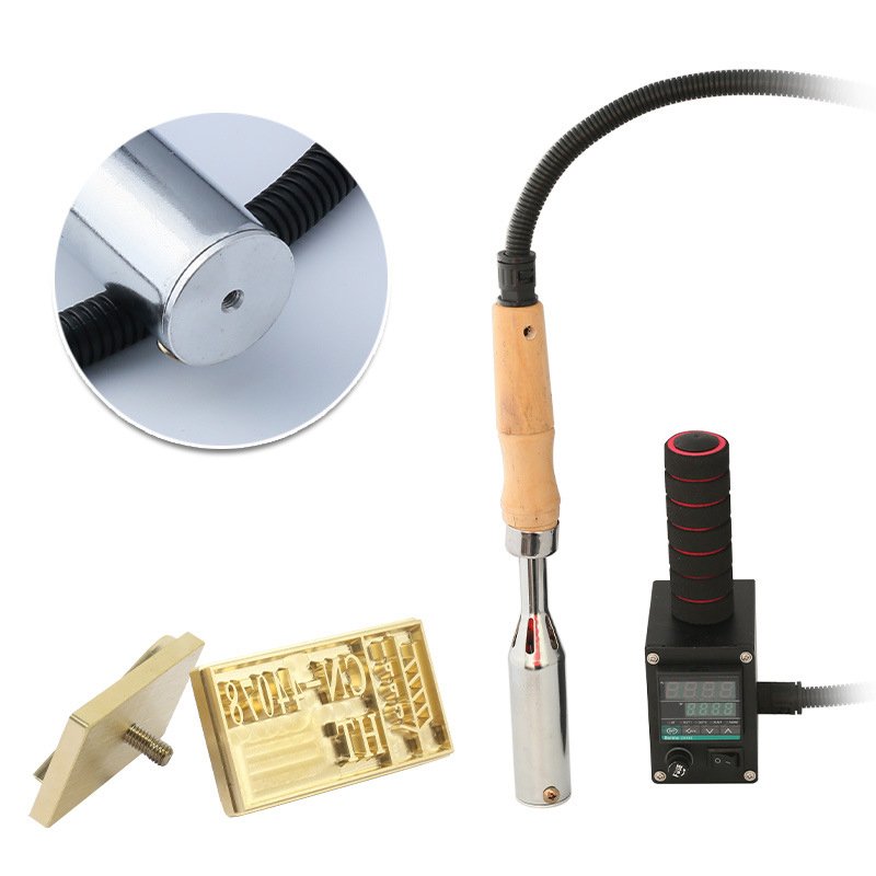 Embossed High Heat Stamp Embosser Temperature Adjustable, Digital Display Handheld Hot Foil Stamping Machine