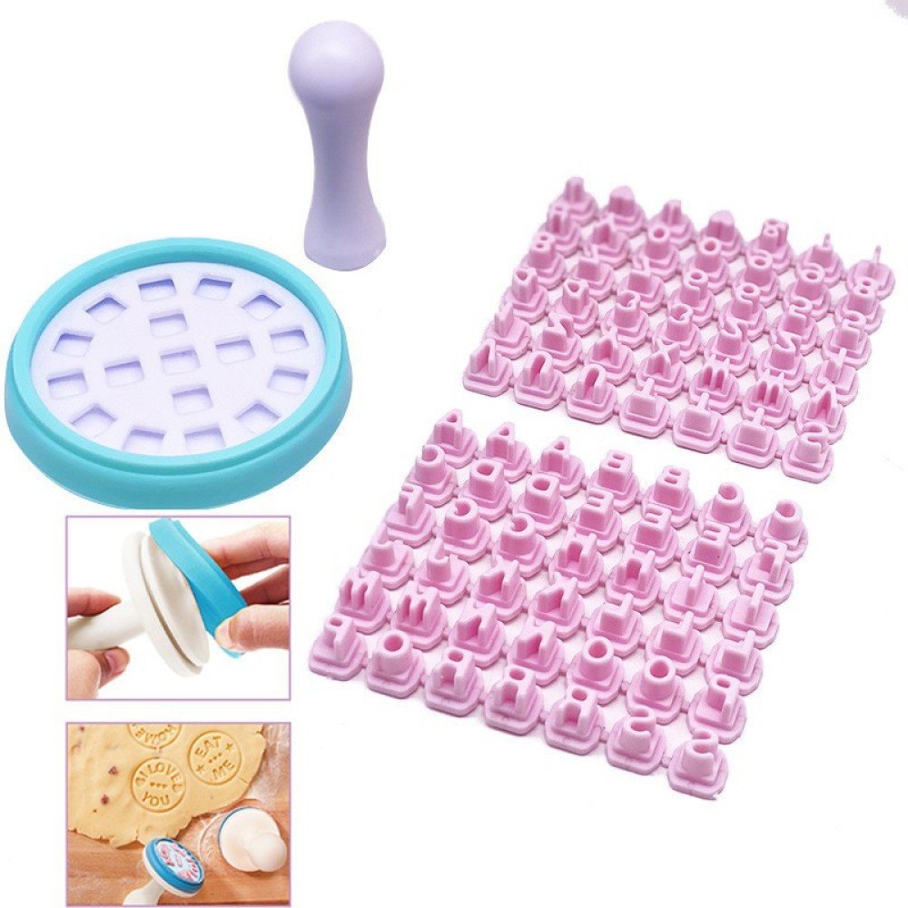 TX DIY Number Letter Clay Stamp Impress Embosser Set Kit Mold Diy Embossing Pottery Clay Tools