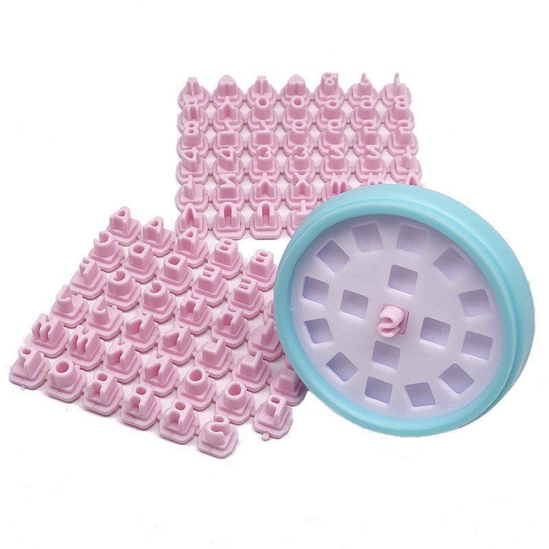 TX DIY Number Letter Clay Stamp Impress Embosser Set Kit Mold Diy Embossing Pottery Clay Tools