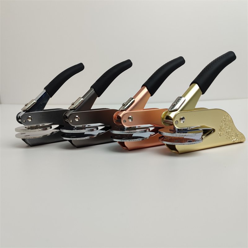 Dry Seal Stamp Metal Embosser Embossing Stamp Seal