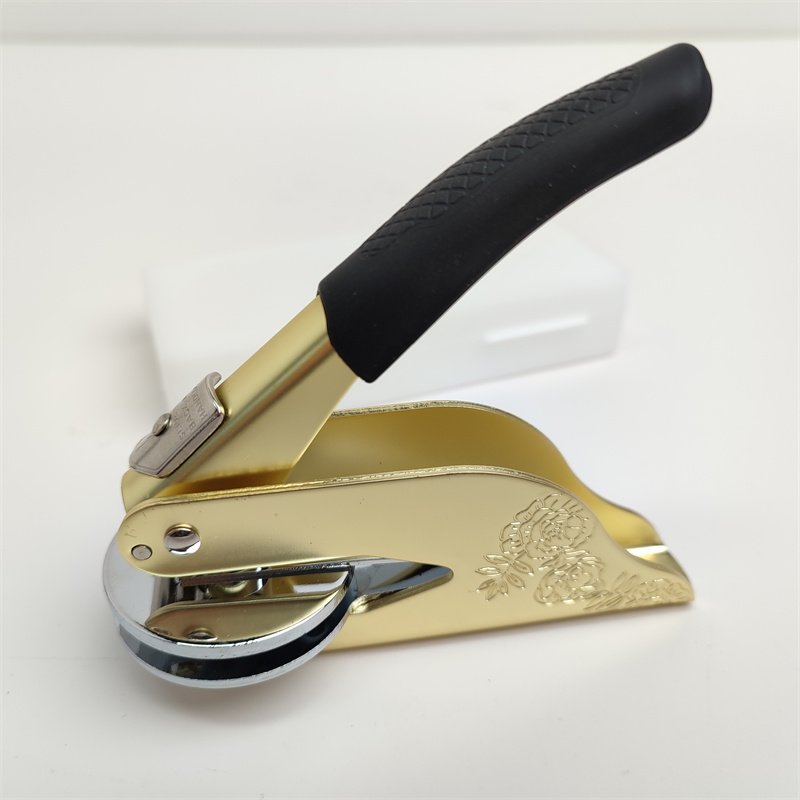 Dry Seal Stamp Metal Embosser Embossing Stamp Seal