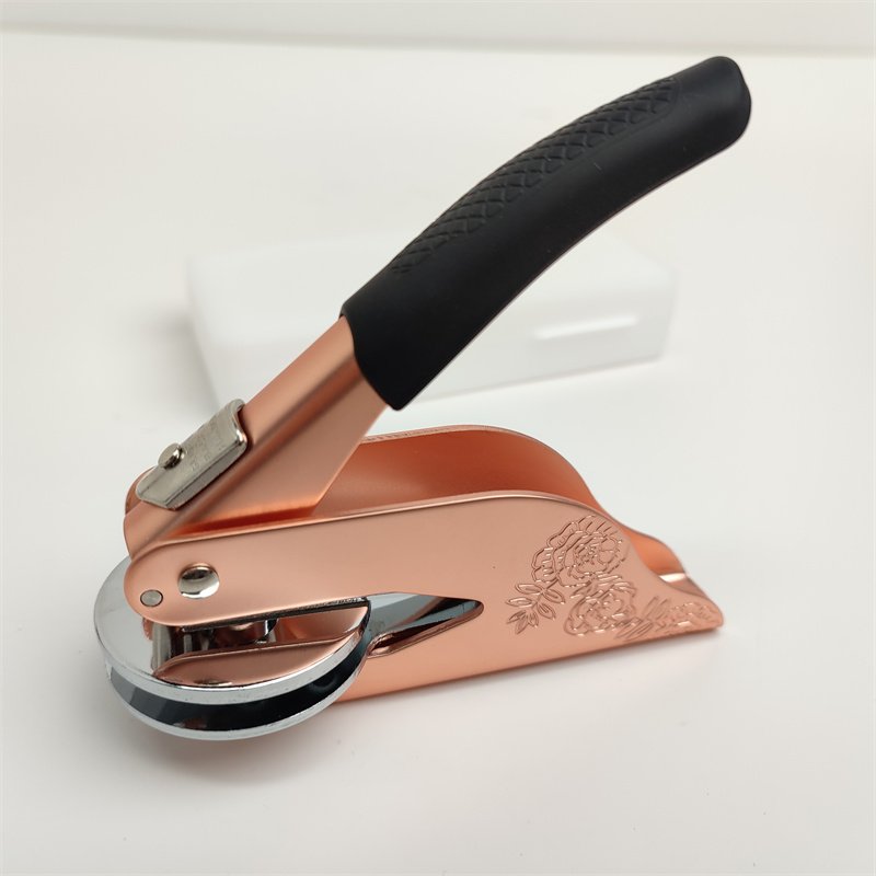 Dry Seal Stamp Metal Embosser Embossing Stamp Seal