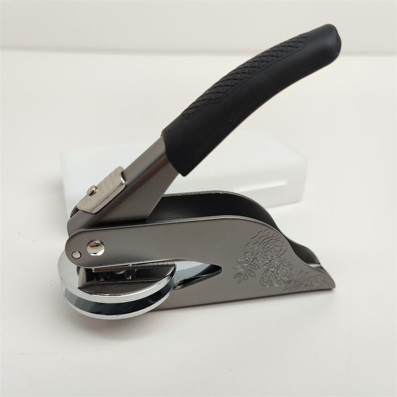 Dry Seal Stamp Metal Embosser Embossing Stamp Seal