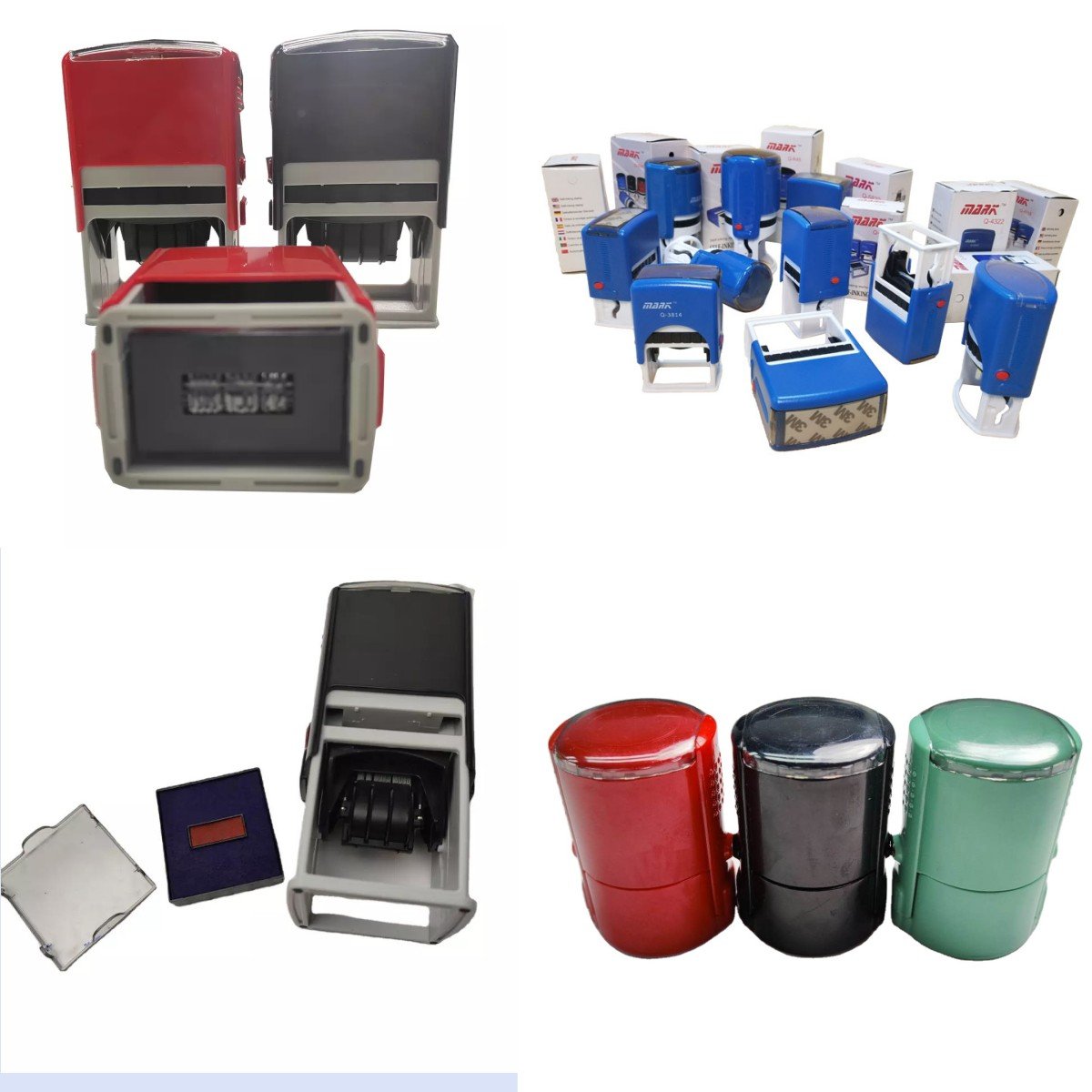 High Quality Hot Sale Custom Small or Big Size Rubber Seal Fiscal Personal Logo Stamp Office Self Inking Stamp