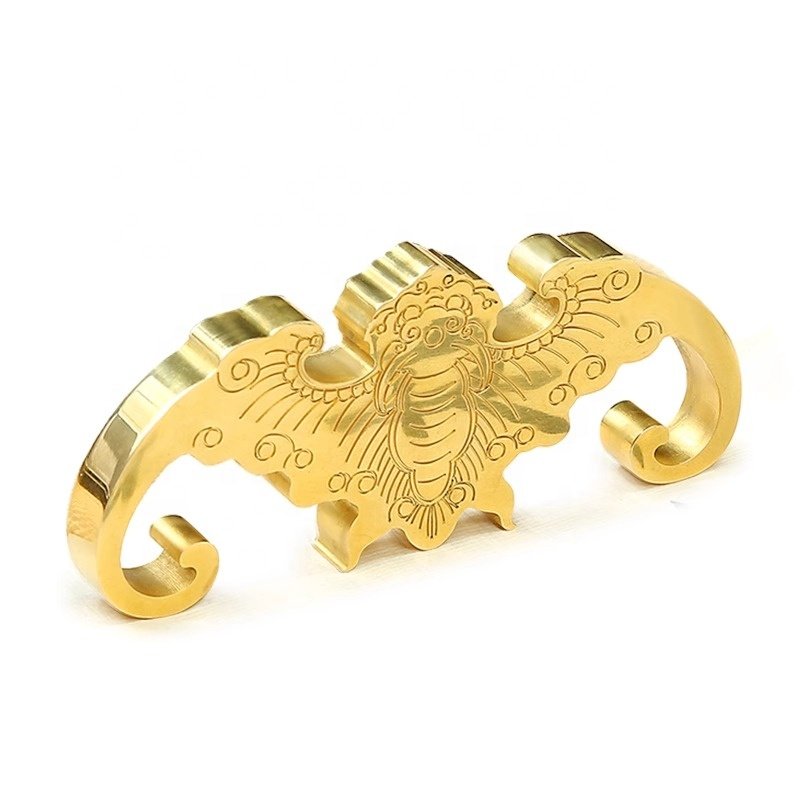Wenfang Creative Customizable Bat Book Paperweight Four Treasure Supplies Stamps Brass Metal Press Ruler Plastic Wholesale