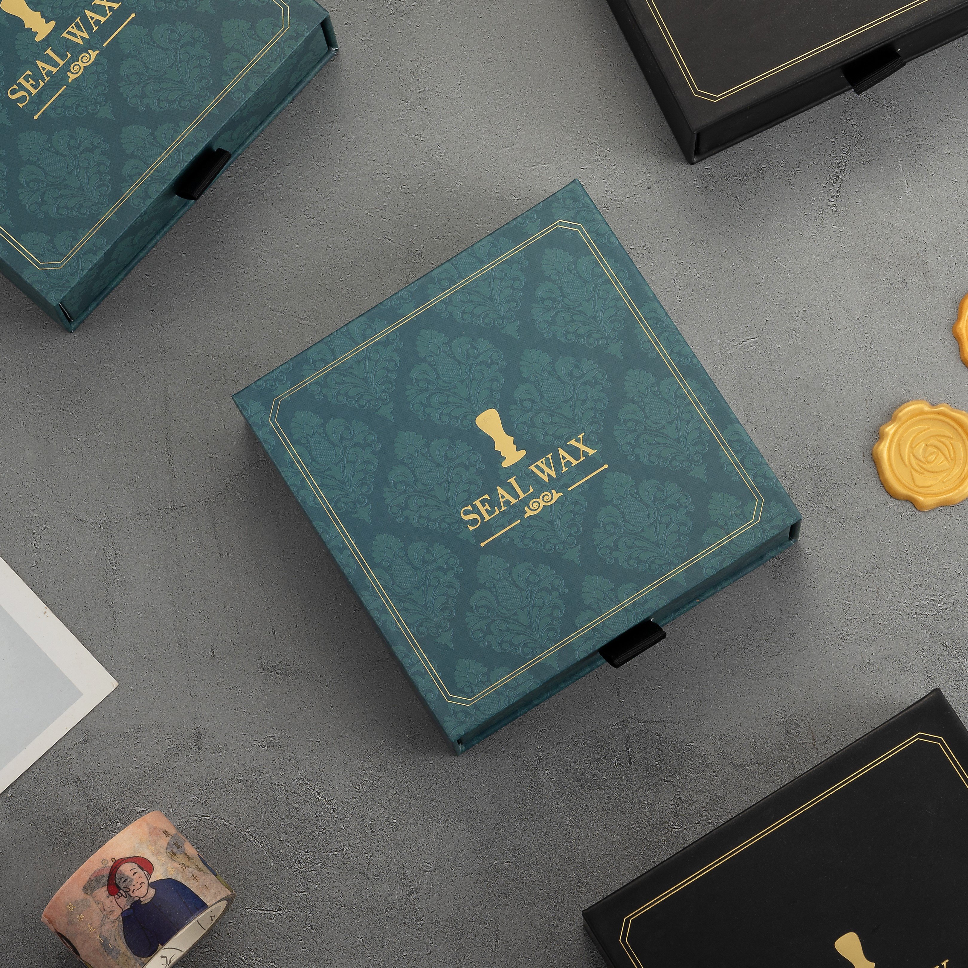 High Quality Wax Seal Stamp Set Kit With Seal Wax Stick Replaced Stamps Birthday Gift Customized Logo Seal Stamp Wax