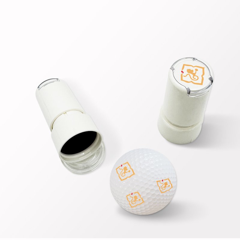 Custom logo golf ball stamp personalized convenient custom logo golf ball stamp