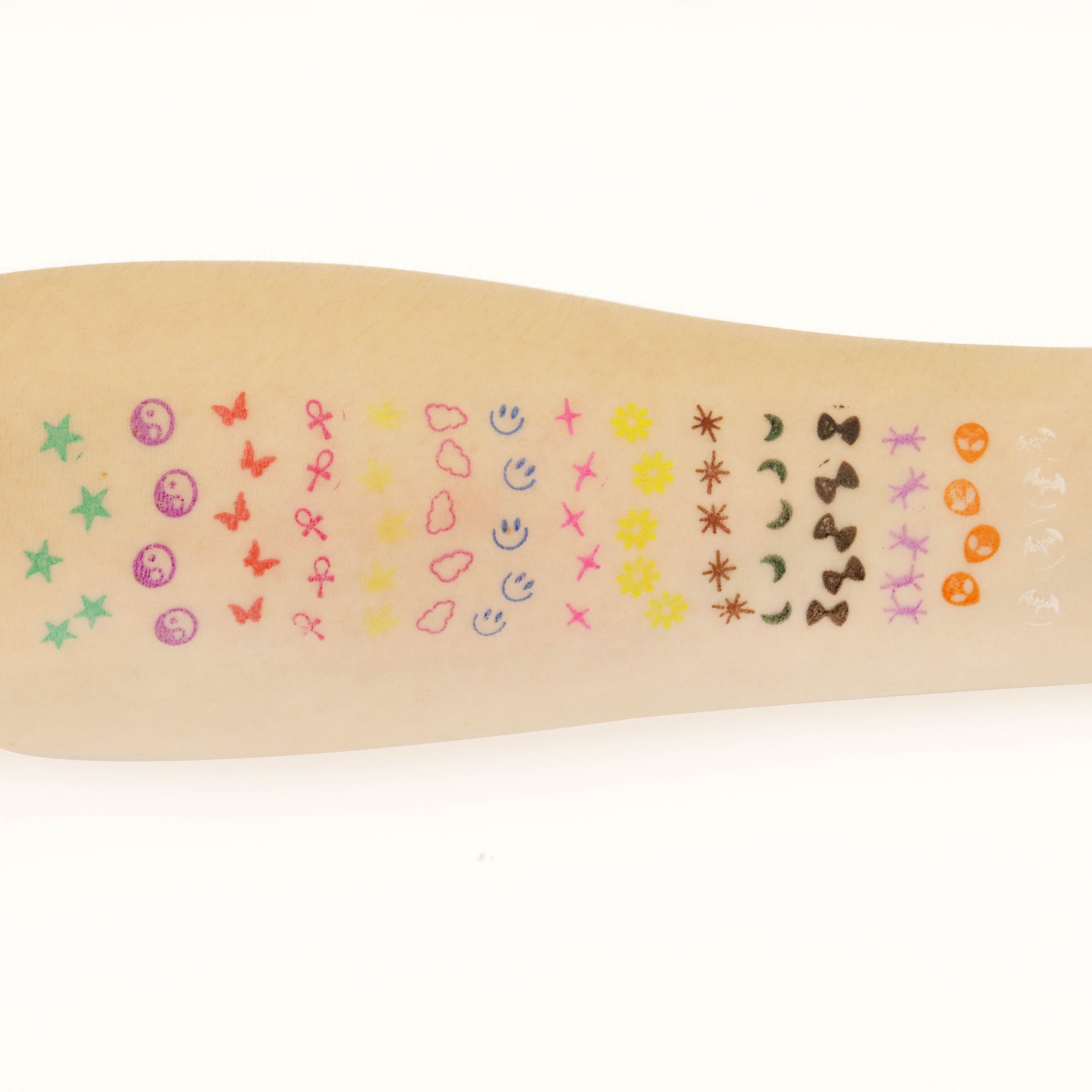 OEM LOGO Waterproof Dual Stamp Liquid EyeLiner 2in1 Heart/Star/Butterfly/Eye/Moon Image Stamp Eyeliner