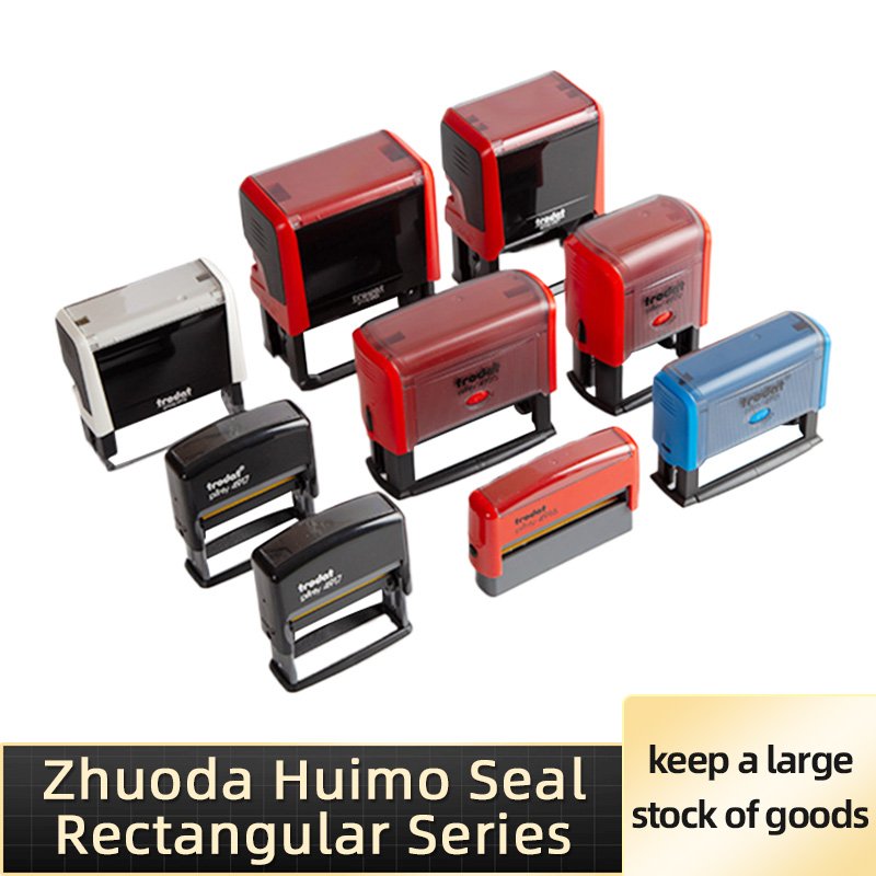 Tezhuoda produces office rubber stamps and plastic automatic ink stamps, with a variety of product specifications