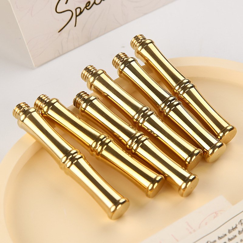 Bamboo brass handle fire paint seal wax small handle mini stamp available metal handle manufacturers wholesale