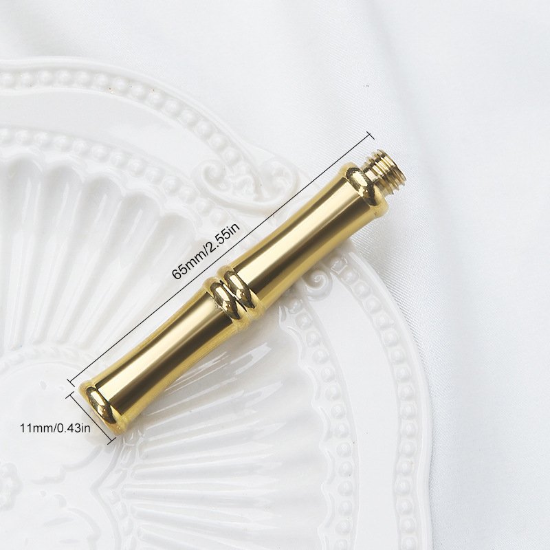 Bamboo brass handle fire paint seal wax small handle mini stamp available metal handle manufacturers wholesale
