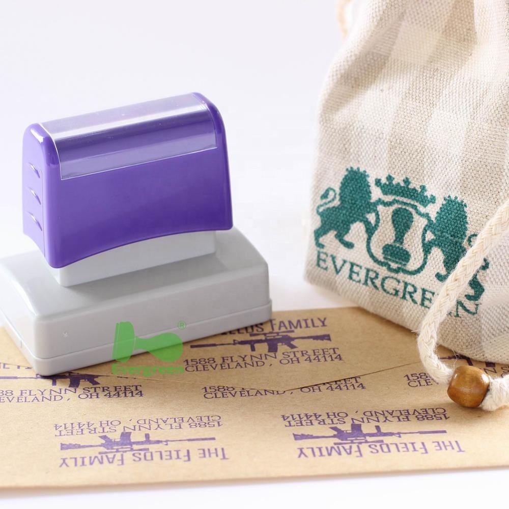 Dual Foam Pre Inked Stamp Multi Color Handle Flash Stamps F- Series For Office Stamps