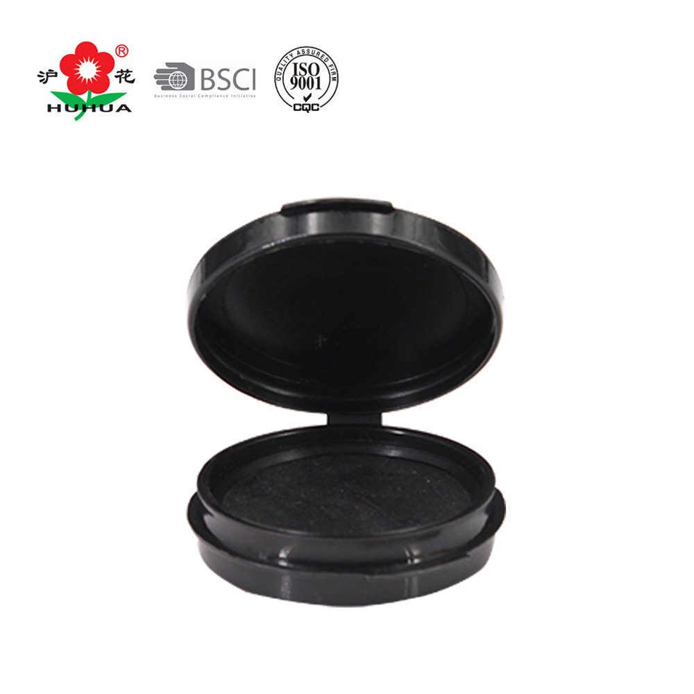 Office Fingerprint Pad Plastic Black stamp Ink Pad