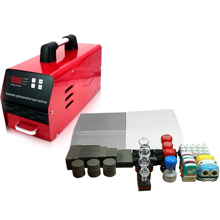 Factory price wholesale custom intelligent automatic photosensitive flash stamp making machine