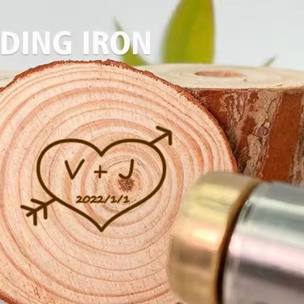 Custom Logo Heat stamp sealing Stamping Machine Handheld Soldering Iron logo stamp Machine hot sealing stamp Leather Trademark