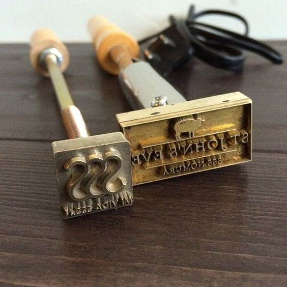 Hot Stamping LOGO Custom Leather Branding Leather stamp