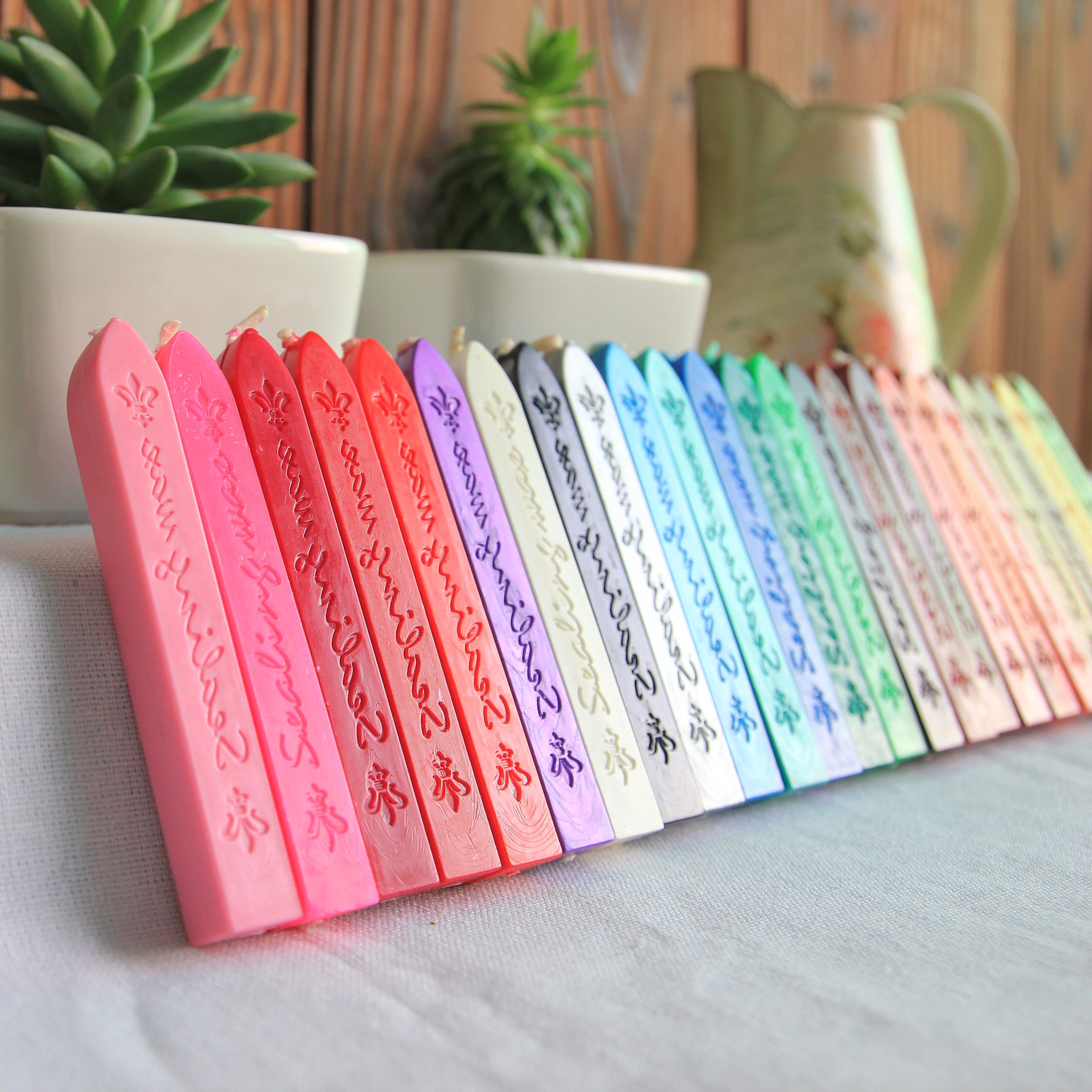 In Stock Multi-Color Optional Sealing Wax Stick 7mm Glue Gun Stick For Vintage Wax Seal Stamp Special Accessories