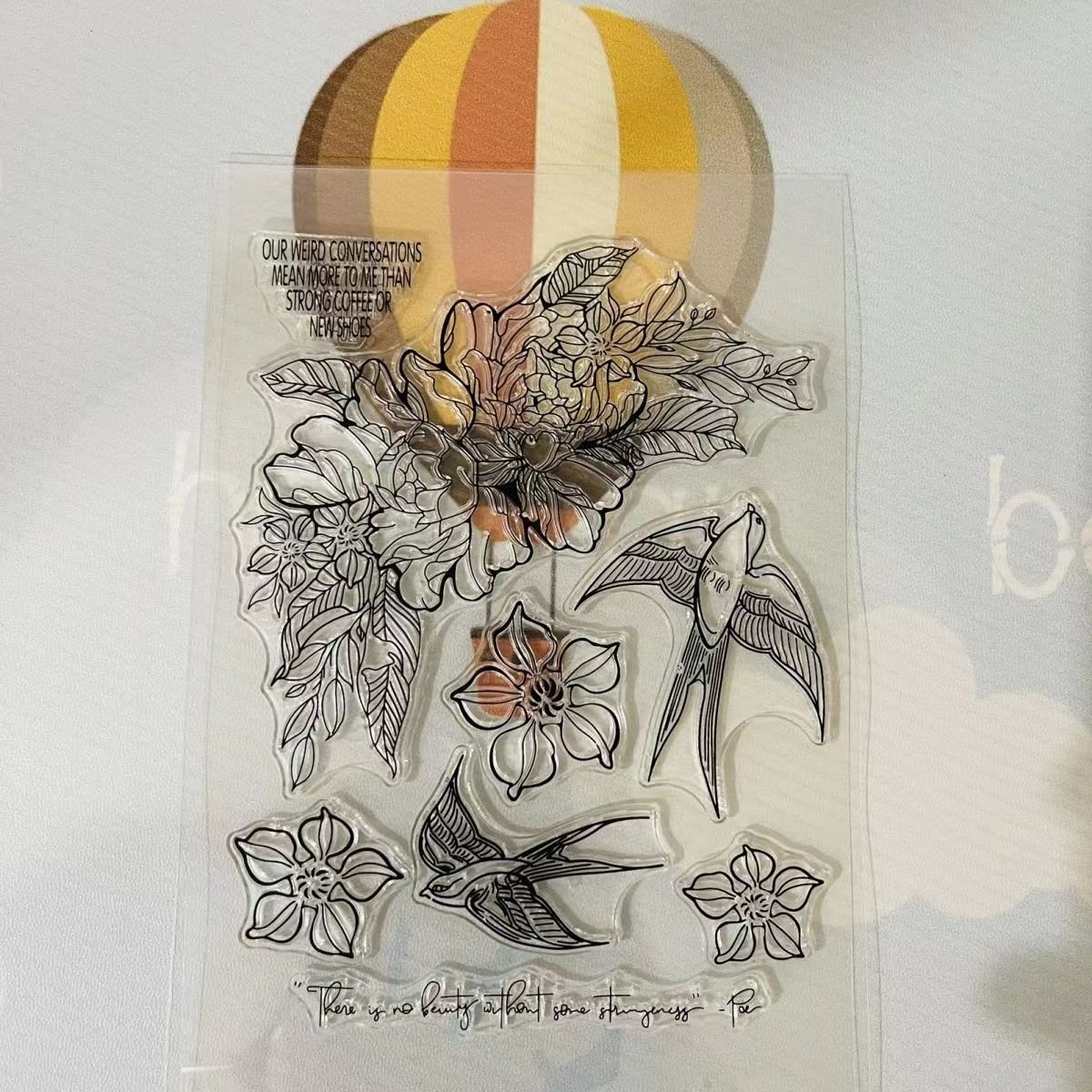 Low MOQ Custom Date Week Month Number Symbol Calendar Clear Rubber Stamps For Card Making Scrapbooking Journal Album