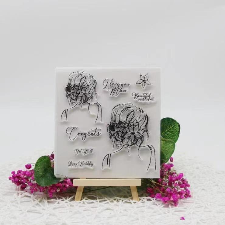 Low MOQ Custom Date Week Month Number Symbol Calendar Clear Rubber Stamps For Card Making Scrapbooking Journal Album