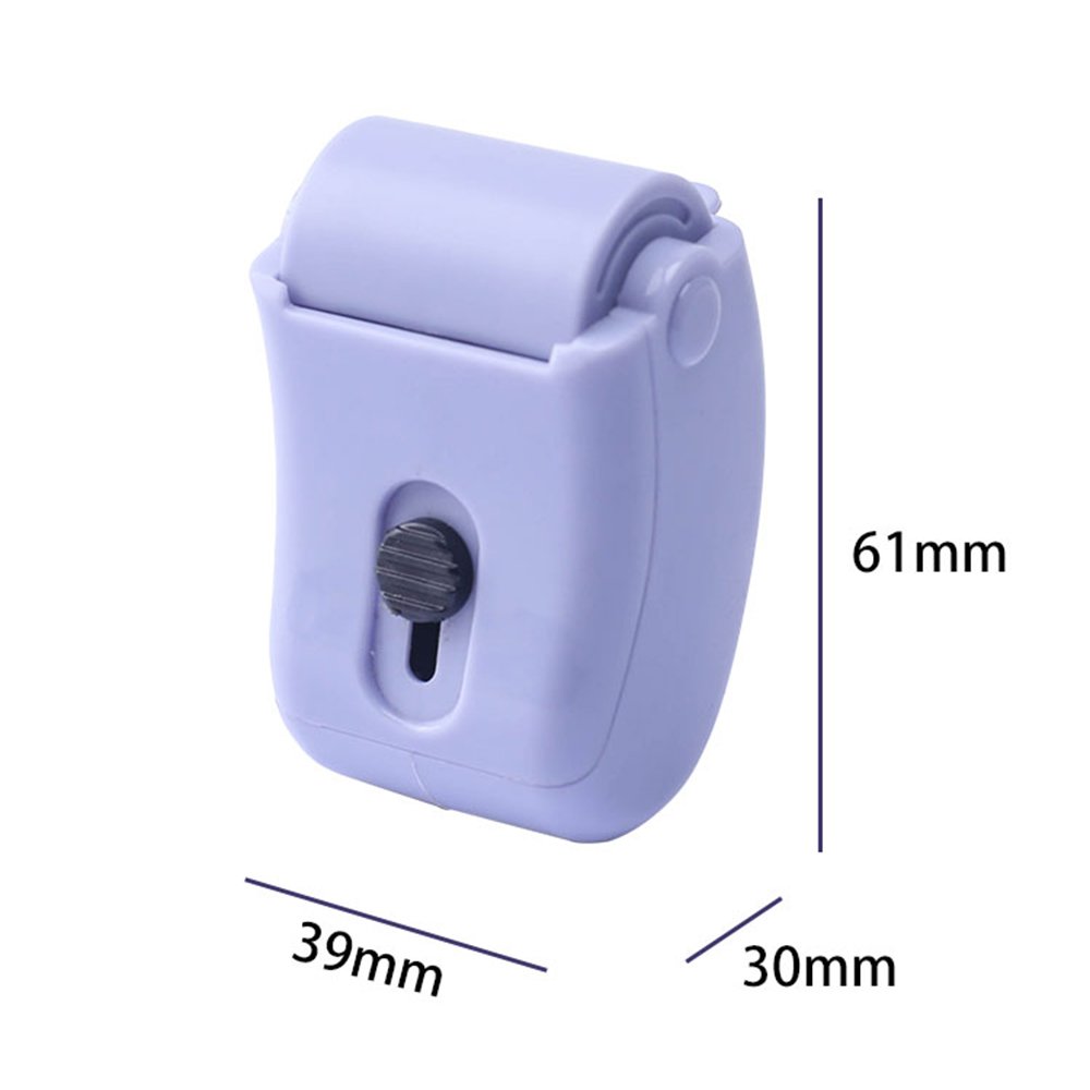 Custom Graffiti PP box opener 84mm pocket seal plastic small knife confidential privacy roller stamp
