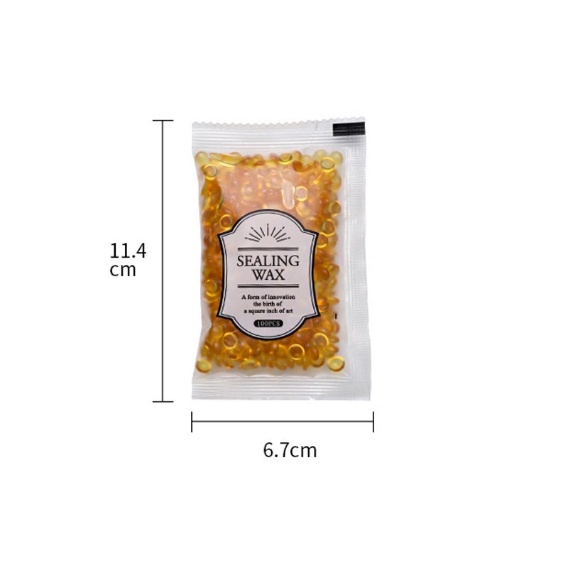 30g small bag mermaid tears transparent fire paint wax granules hand book adhesive paint sealing wax manufacturer wholesale