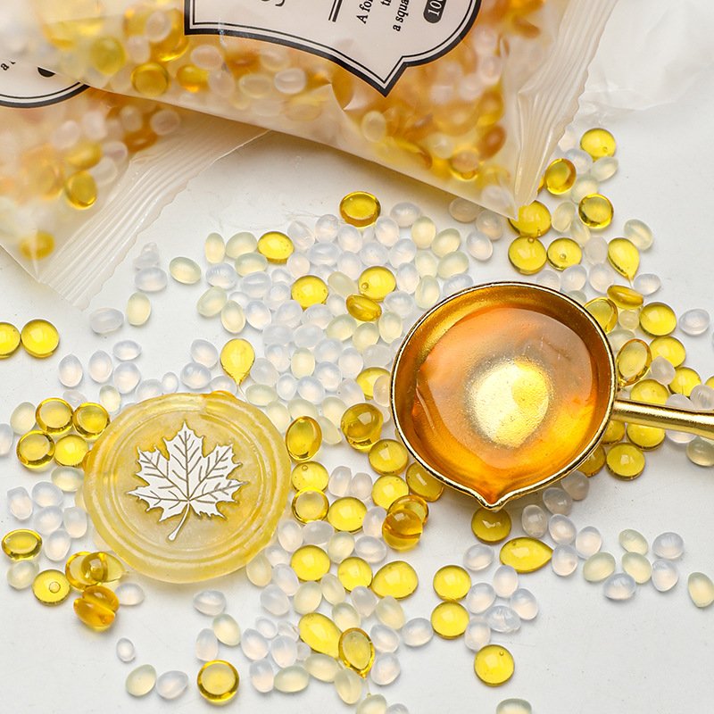 30g small bag mermaid tears transparent fire paint wax granules hand book adhesive paint sealing wax manufacturer wholesale