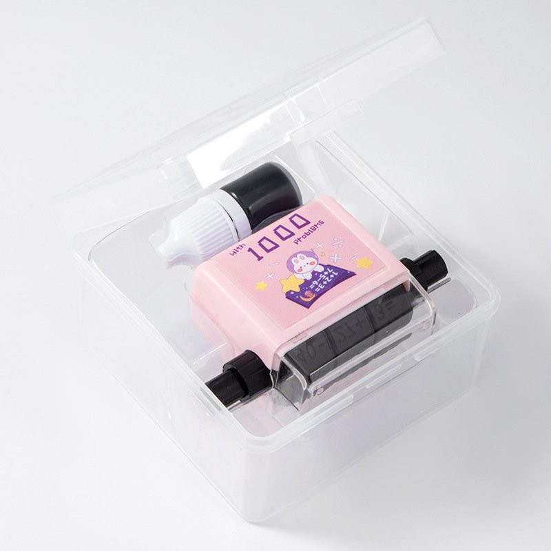 Kid toy three numbers or two numbers addition and subtraction within 100 pupil practice thousands of question roller math stamp