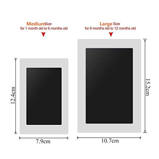 newborn baby inkpads, Non toxic clean touch ink pad, footprint inkless pad for baby photo frame kit