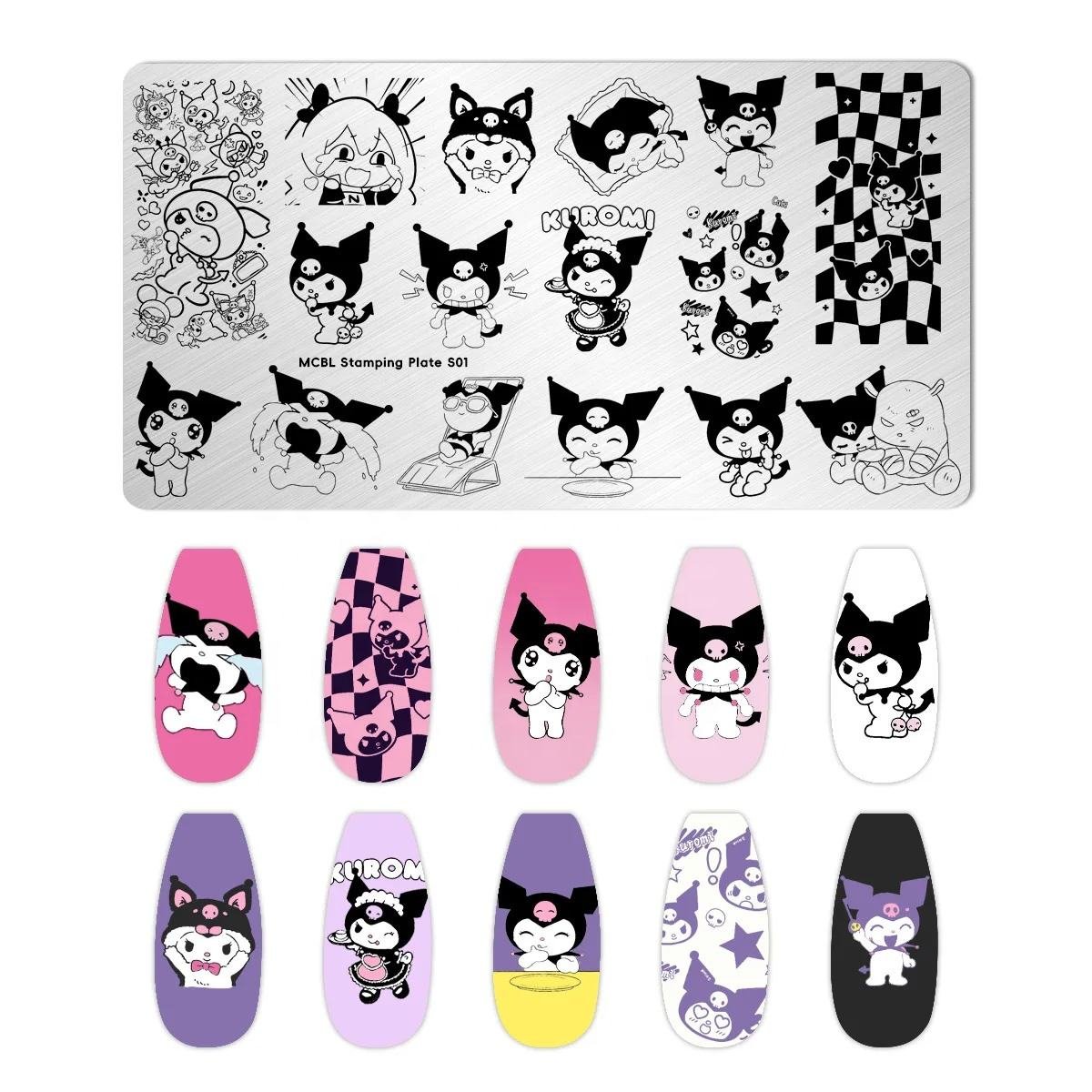 49 luxury brand Pattern Deep And Clear Stainless Steel Nail Image Stamp Board Nail Art Stamping Plates Set