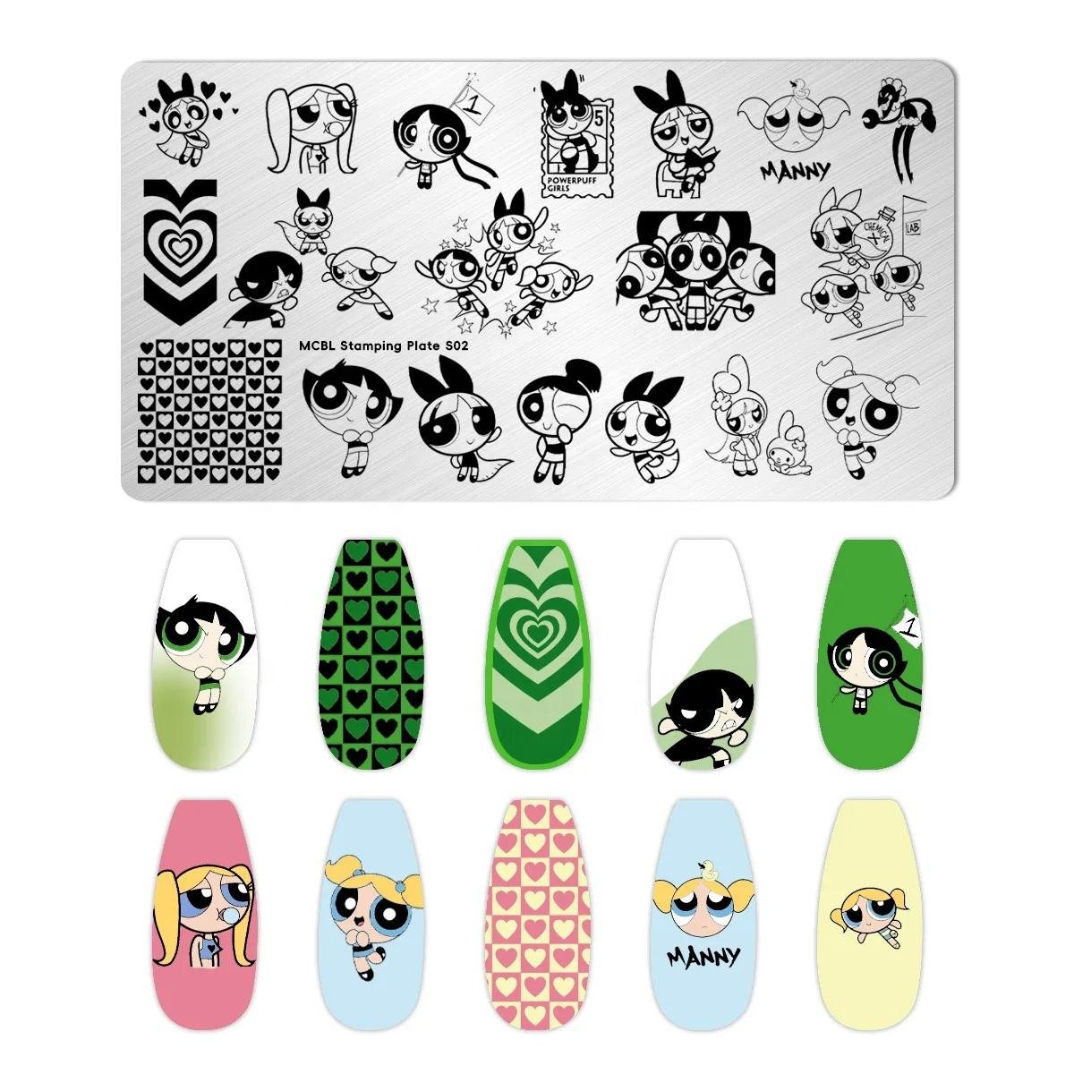 49 luxury brand Pattern Deep And Clear Stainless Steel Nail Image Stamp Board Nail Art Stamping Plates Set