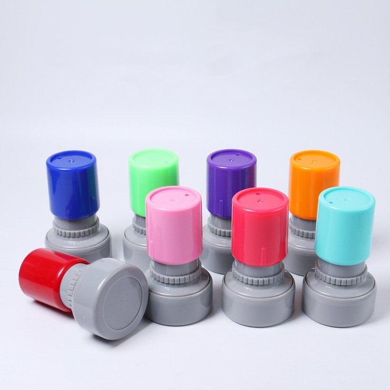 Round 28mm Custom Stamp Child Teacher Office Rubber Stamp Tampon Flash Stamp