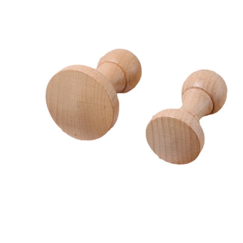 Rubber Stamp Handles Wood Round Blank Wooden Stamp Handle