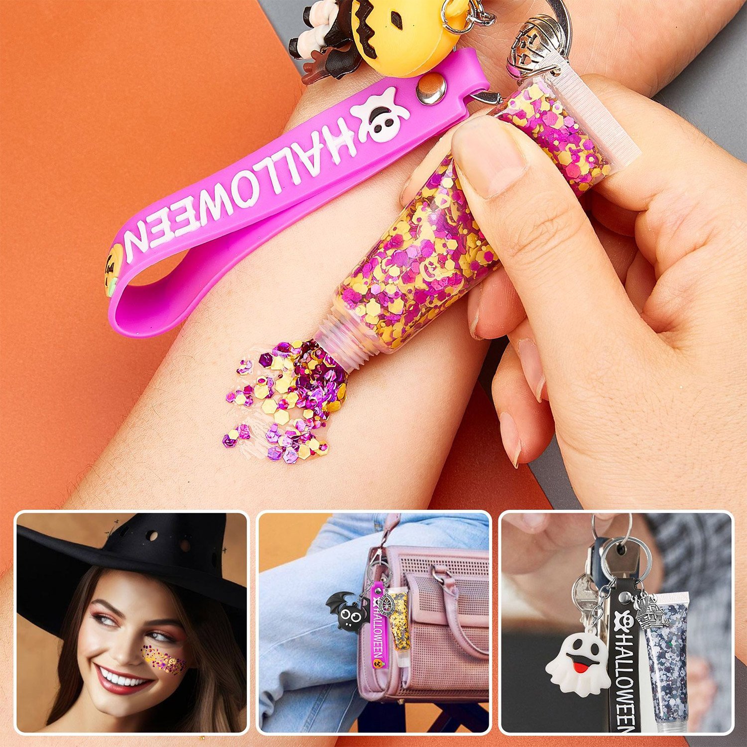 Wholesale Premium Quality DIY Glitter Glue with Pendant Set for Decorating Wedding Christmas Easter Birthday Party