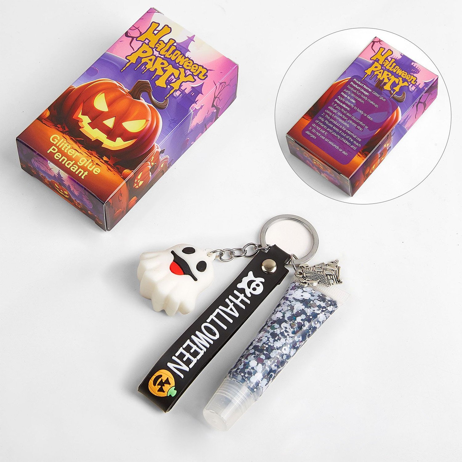Wholesale Premium Quality DIY Glitter Glue with Pendant Set for Decorating Wedding Christmas Easter Birthday Party