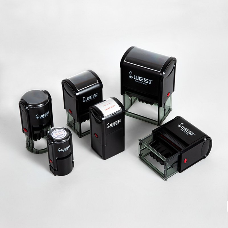High Quality Self-Inking Roller Stamp Date Stamp for Office Use Made of Durable ABS Plastic