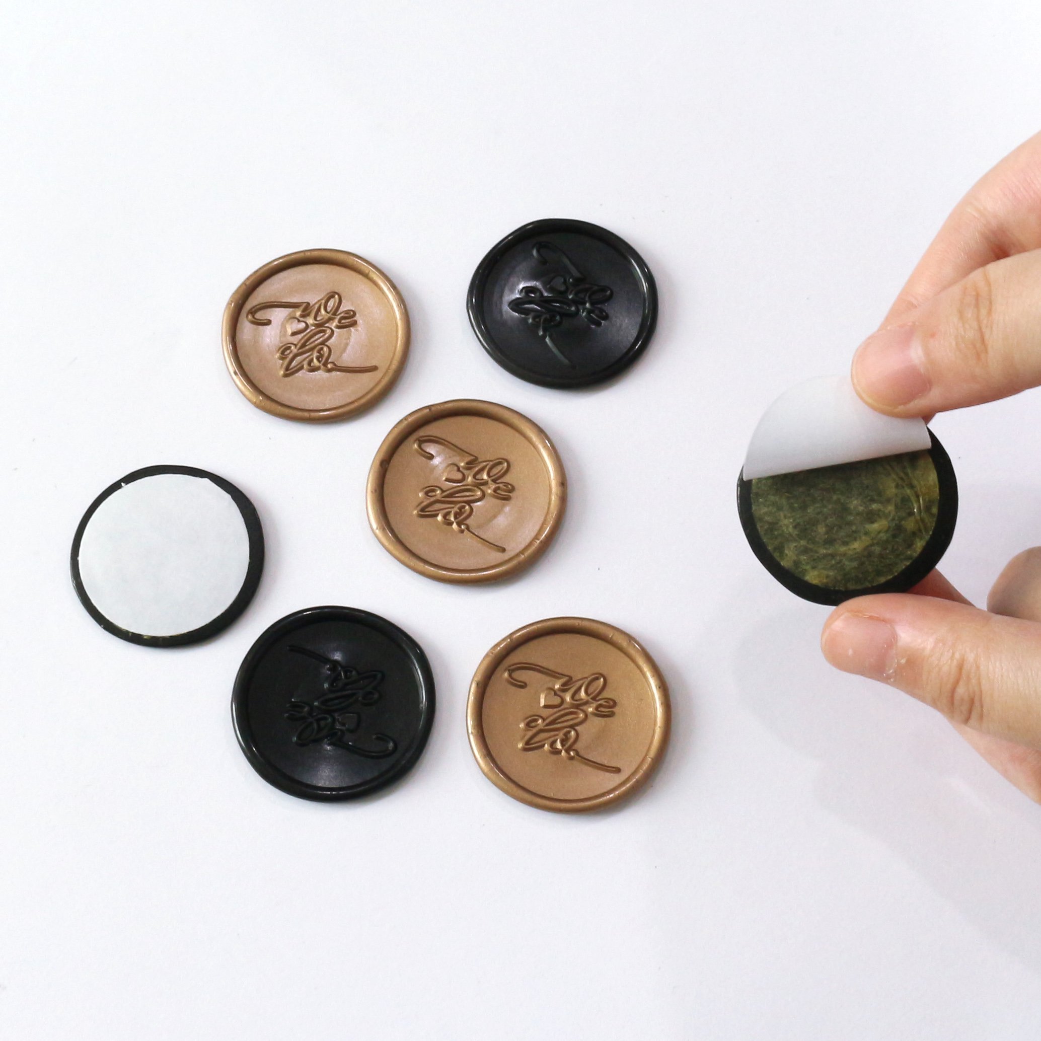 Wholesale Cheap Embossed Wax Seal Self Adhesive With Logo